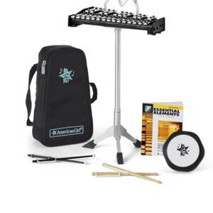 American Girl Trulu Me Percussion Set with Black and Silver Accents